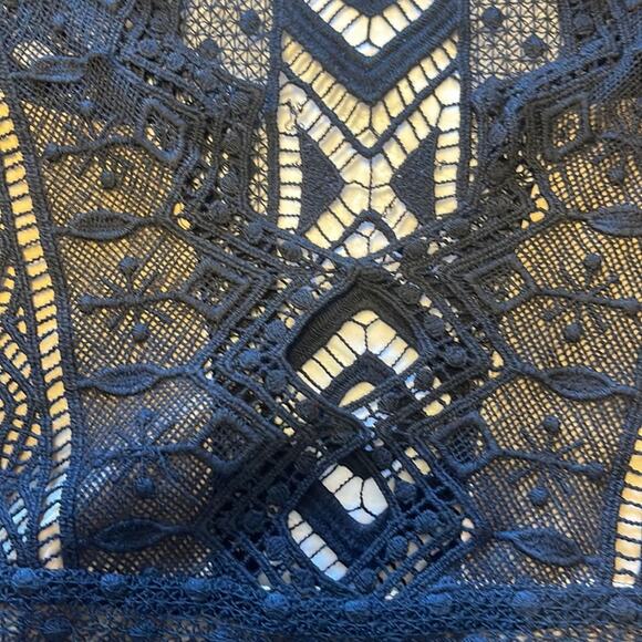 Jen's Pirate Booty Sagrada Romeo Lace 3/4 Sleeves Mini Dress in Black Small - Picture 10 of 11